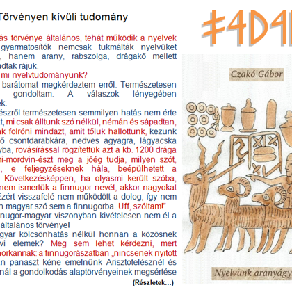 Nyelvünk aranyágya