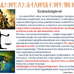 SzABADSÁGLEVÉL