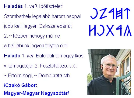 HALADÓ  HALADÁS