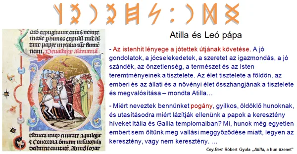Atilla és Leó pápa