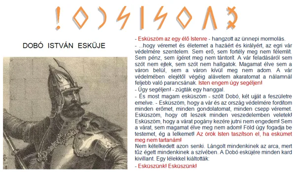 E S K Ü Sz Ü N K !