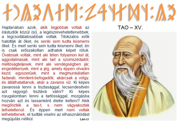 TAO - XV.