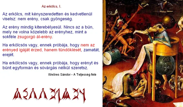 Az erkölcs I.
